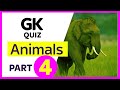 Gk Quiz on Animals Part 4 |सामान्य ज्ञान प्रश्नोत्तरी | Hindi & English