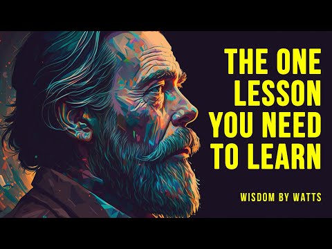 The Most Elementary Lesson | Alan Watts