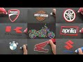 Motorcycle Brand Logos Pancake Art - Ducati, BMW, Harley Davidson, Honda, Kawasaki