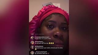 Iyona on IG live arguing with a fan ?☕️☕️