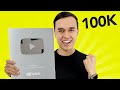 Unboxing da minha Placa de 100 mil Inscritos! - David Tech