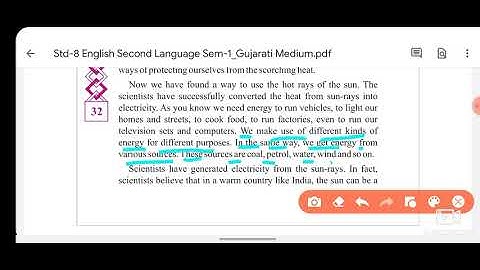 Saurabh Vidhyalaya, Himmatnagar Std 8 English Unit 4 part 2 of 3