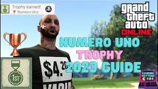 GTA V - How to get NUMERO UNO Trophy / Achievement Guide (Easy Way) #numerouno #numerounotrophy 2023