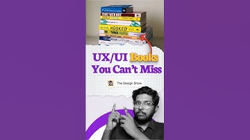 🔑 Must-read Books for UI /UX Designers 🚀 #uxdesign
