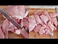 How to cut up a whole chicken at home  in urdu/hindi | Very easy and professional cuts