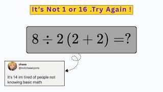 Learn The BODMAS Rule Quickly ! | ((8÷2(2+2))