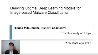 Deriving Optimal Deep Learning Models for Image-based Malware Classification