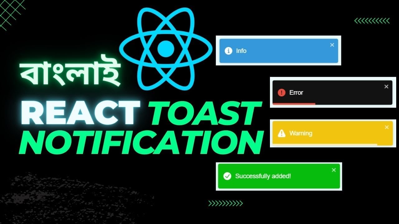 Toast React. React message