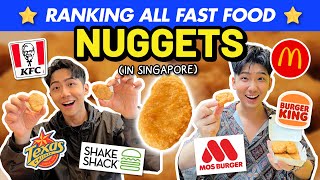 Ranking ALL Fast Food NUGGETS in Singapore *WITH A TWIST*