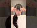 🔥 Korean Bangs Tutorial Using Chopsticks Heatless Hair Hack