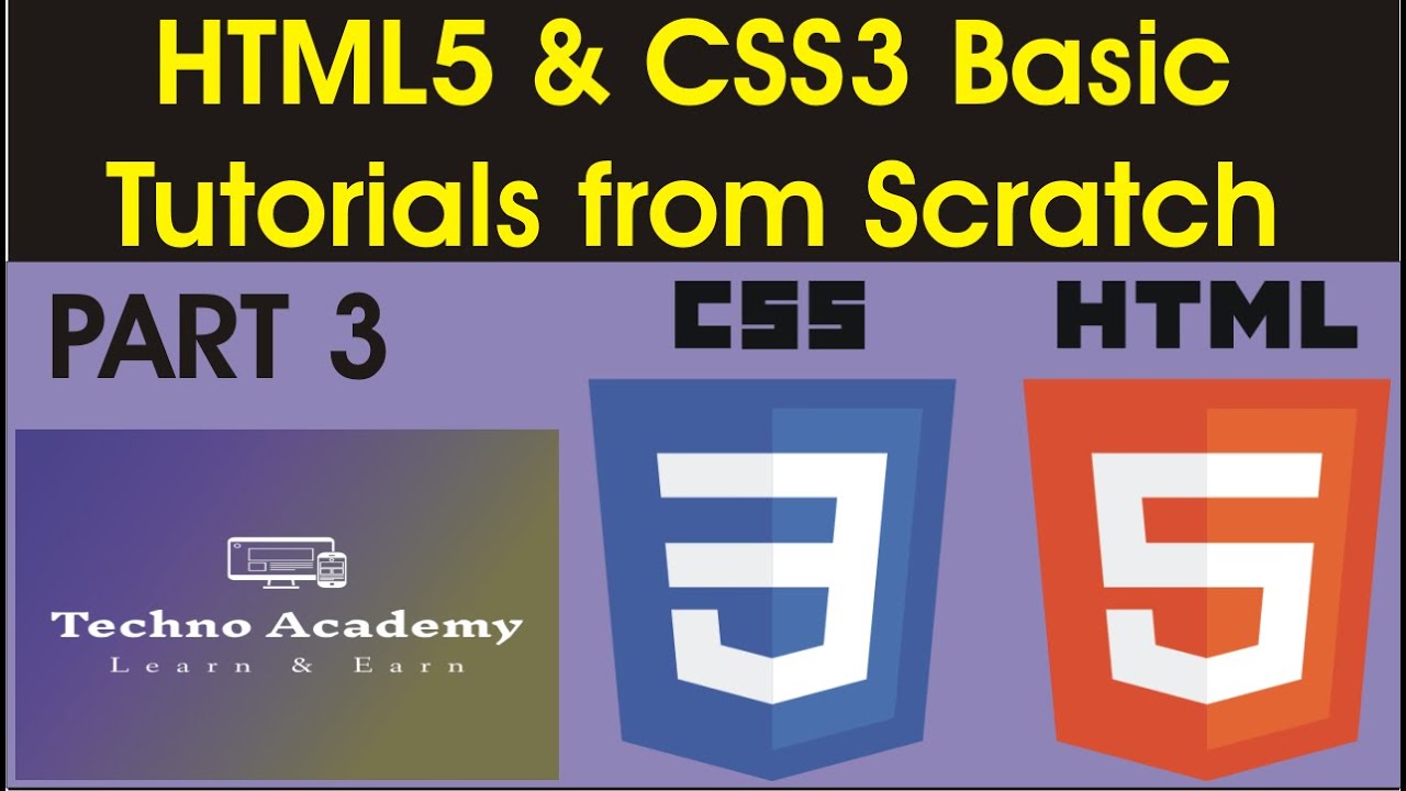 Tutorial #3 for Beginners How to build web pages with HTML, CSS ...