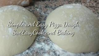 Cara Membuat Adonan Pizza mudah/How to Make Easy Pizza Dough.