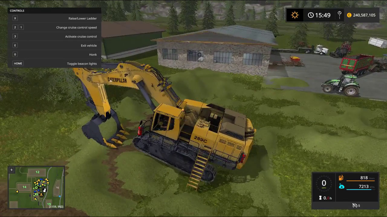 Farm sim 17moving the silage farm!!!! YouTube