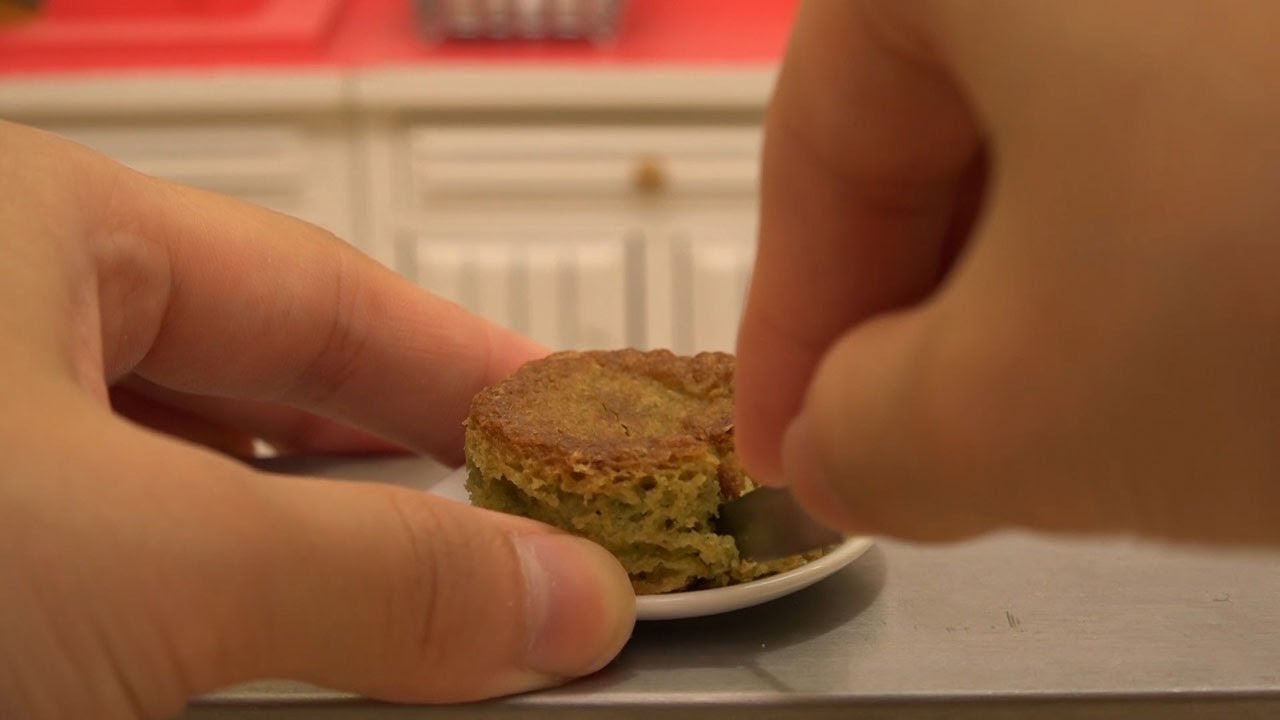 MiniFood Green tea cake 食べれるミニチュア抹茶ケーキ