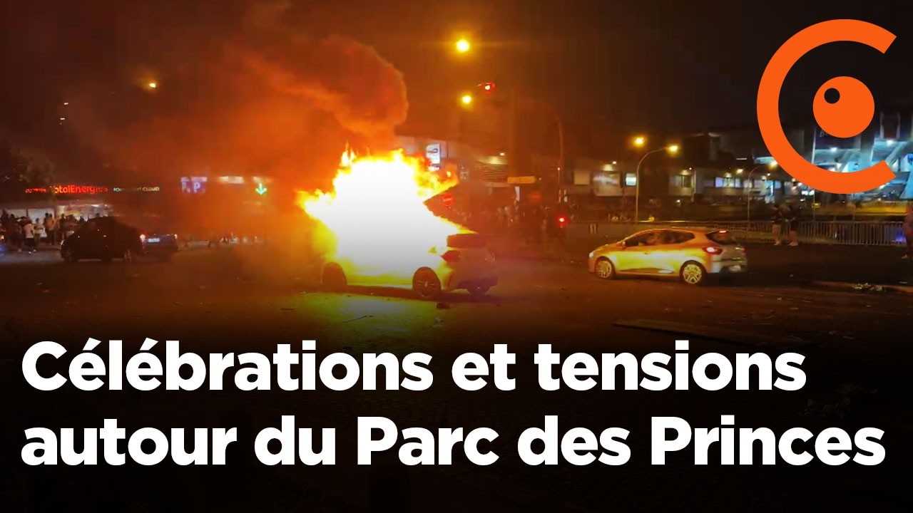 Victoire du PSG : célébrations sous tensions aux abords du Parc des Princes - #PSGINT