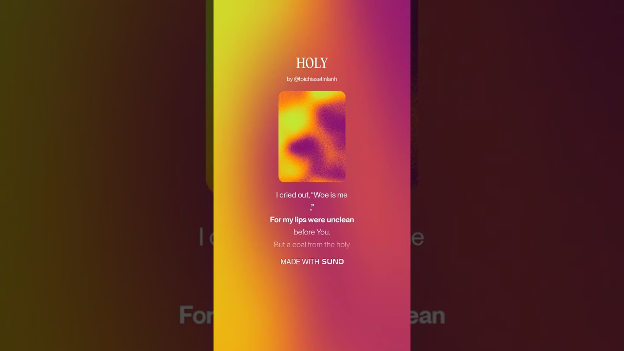 HOLY, Hym, Worship Song, Christian Music