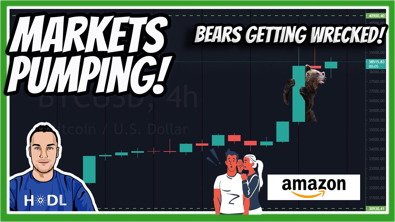 Crypto Market Pumps as Amazon Rumours Wreck Bitcoin Bears 🔥🚀 - YouTube