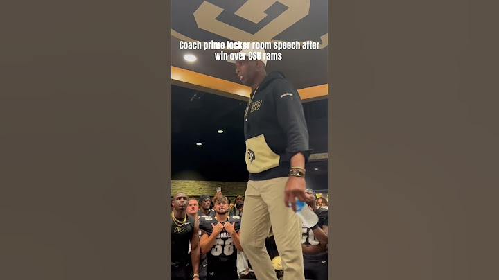 Coach prime locker room speech after CSU win #prime  #DeionSanders￼￼ #football #speech #viral