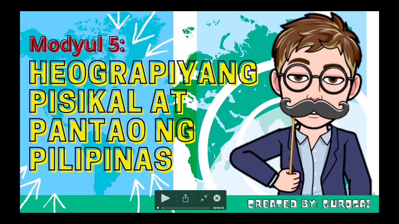 ARALING PANLIPUNAN : HEOGRAPIYANG PISIKAL AT PANTAO NG PILIPINAS - YouTube