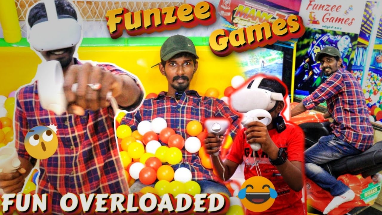 FUN Playing Games & Rides with KIDS at FUNZEE GAMES 🥳 - CHENGALPATTU ...