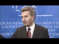 Gunther Oettinger Press Point after EU Hearings