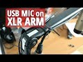 Use a USB Microphone on an XLR Cable Microphone Arm Basics