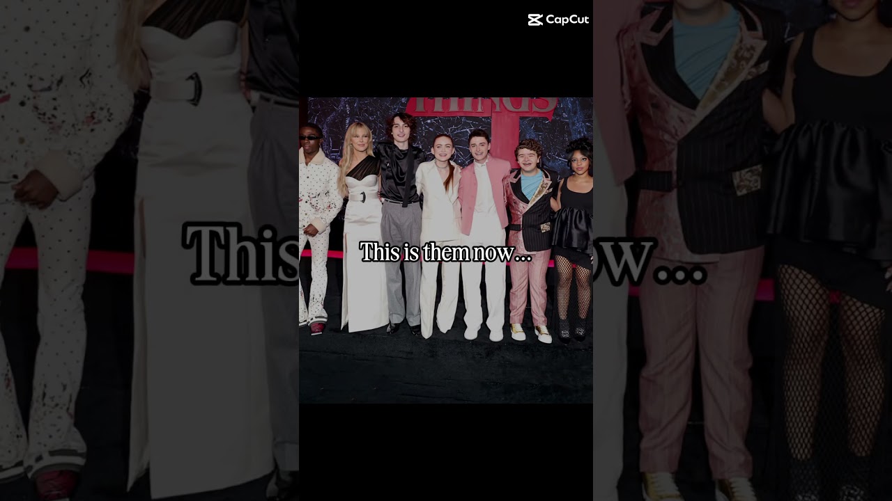 Stranger things cast now vs then