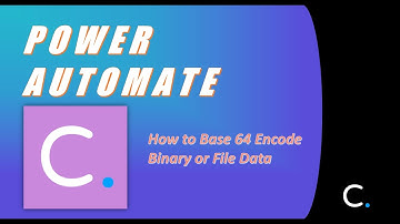 How to Base 64 Encode Binary or File Data in Power Automate