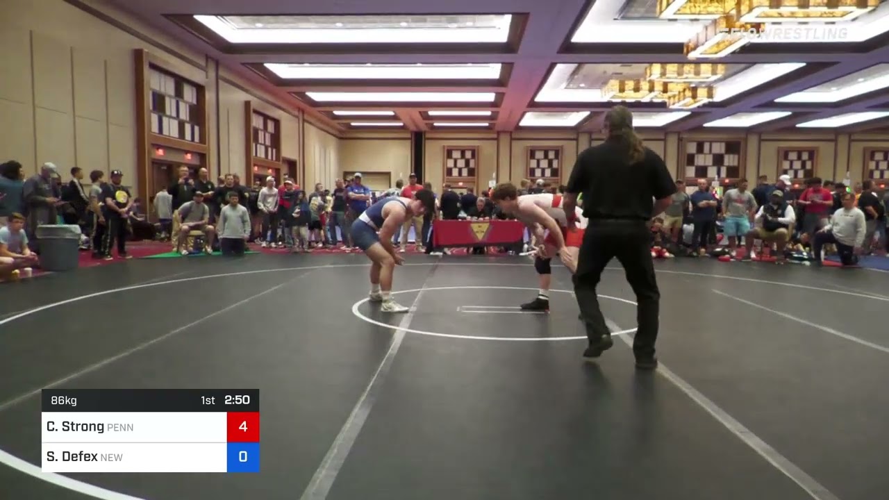 86 Kg Consi Of 8 #1 - Connor Strong, Pennsylvania RTC Vs Scott Defex, New York 448c