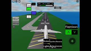 Roblox flight simulator (beta) AFSF full flight w/airplane model A320 screenshot 1