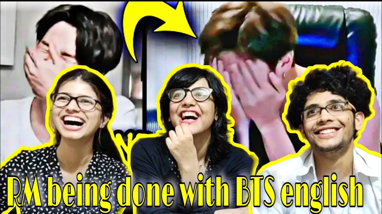 RM being done with BTS English - Reaction | He is so done lol!