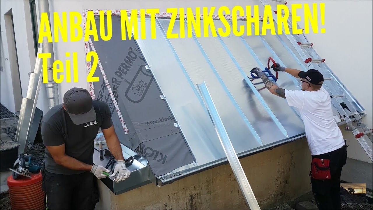 Dachdecker Anbau Mit Zinkscharen Verkleiden Teil 2 Rheinzink Zinc dachdecker-anbau-mit-zinkscharen-verkleiden-teil-2-rheinzink-zinc