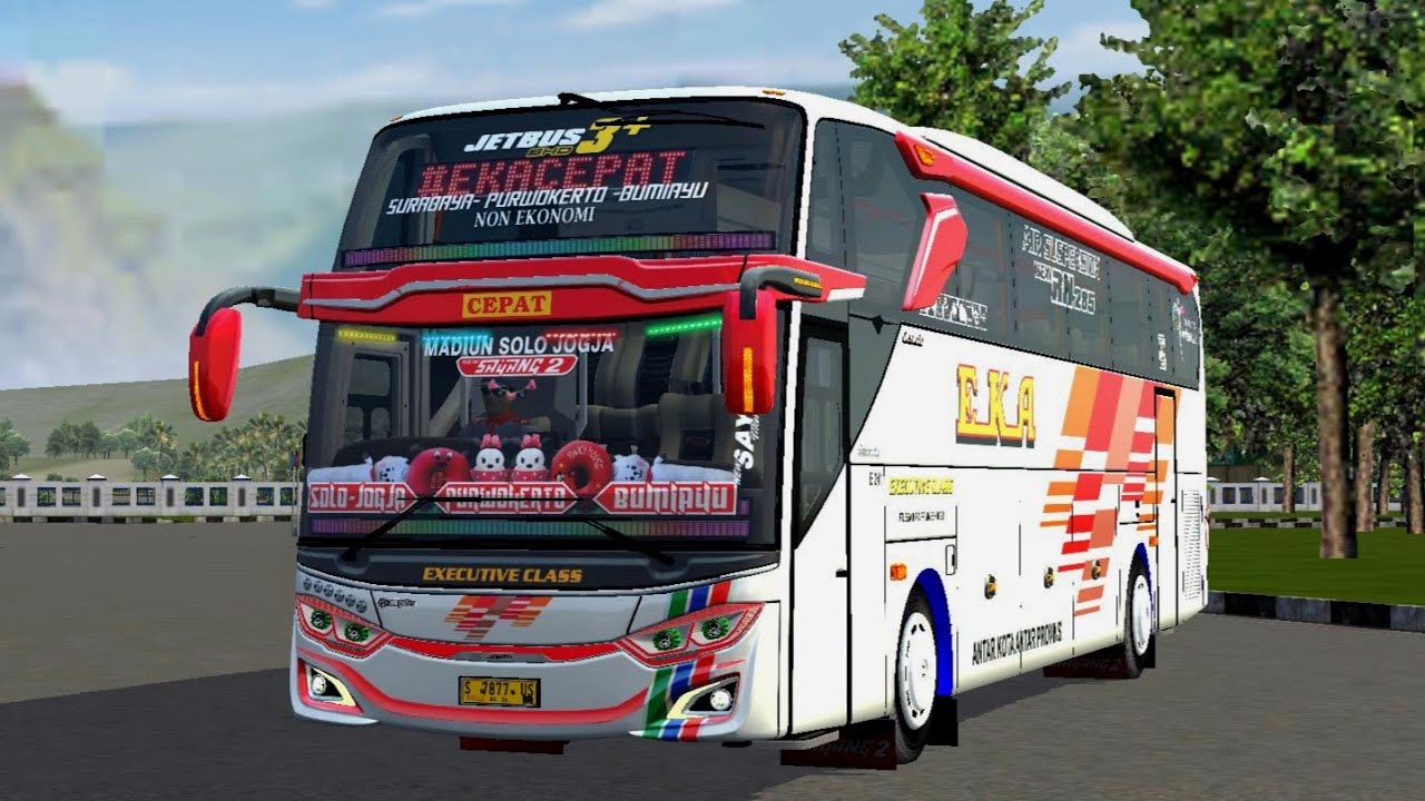 JETBUS3 SHD HINO RK8 AS FM Mod BUSSID