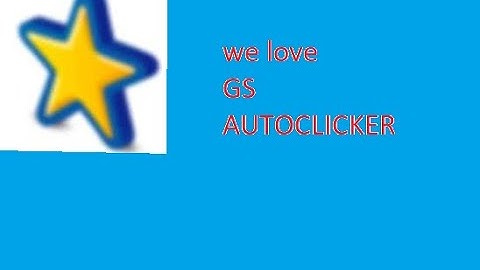 This is why we love GS AUTOCLICKER#OP
