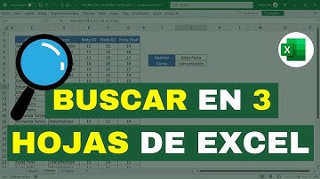 🔎Cómo BUSCAR en VARIAS HOJAS de Excel usando BUSCARV😎(Super Fácil)