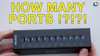 Amazing 10 Port USB 3.0 Hub