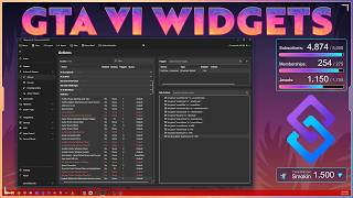 Creating GTA VI widgets and overlays for OBS and Streamer.bot