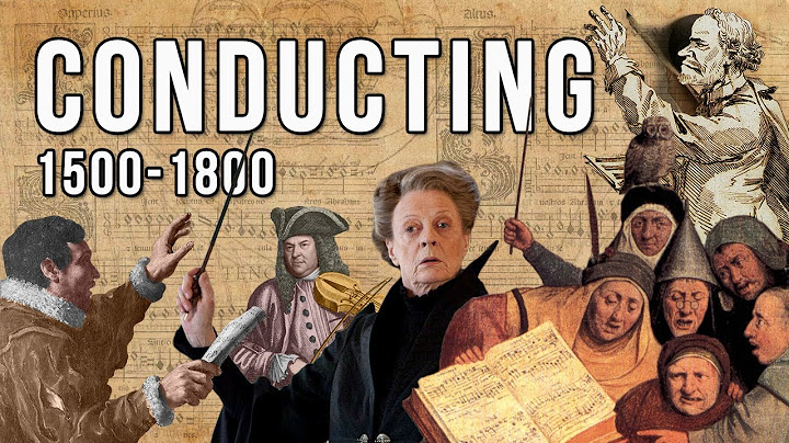 Conducting in the 16th-18th centuries