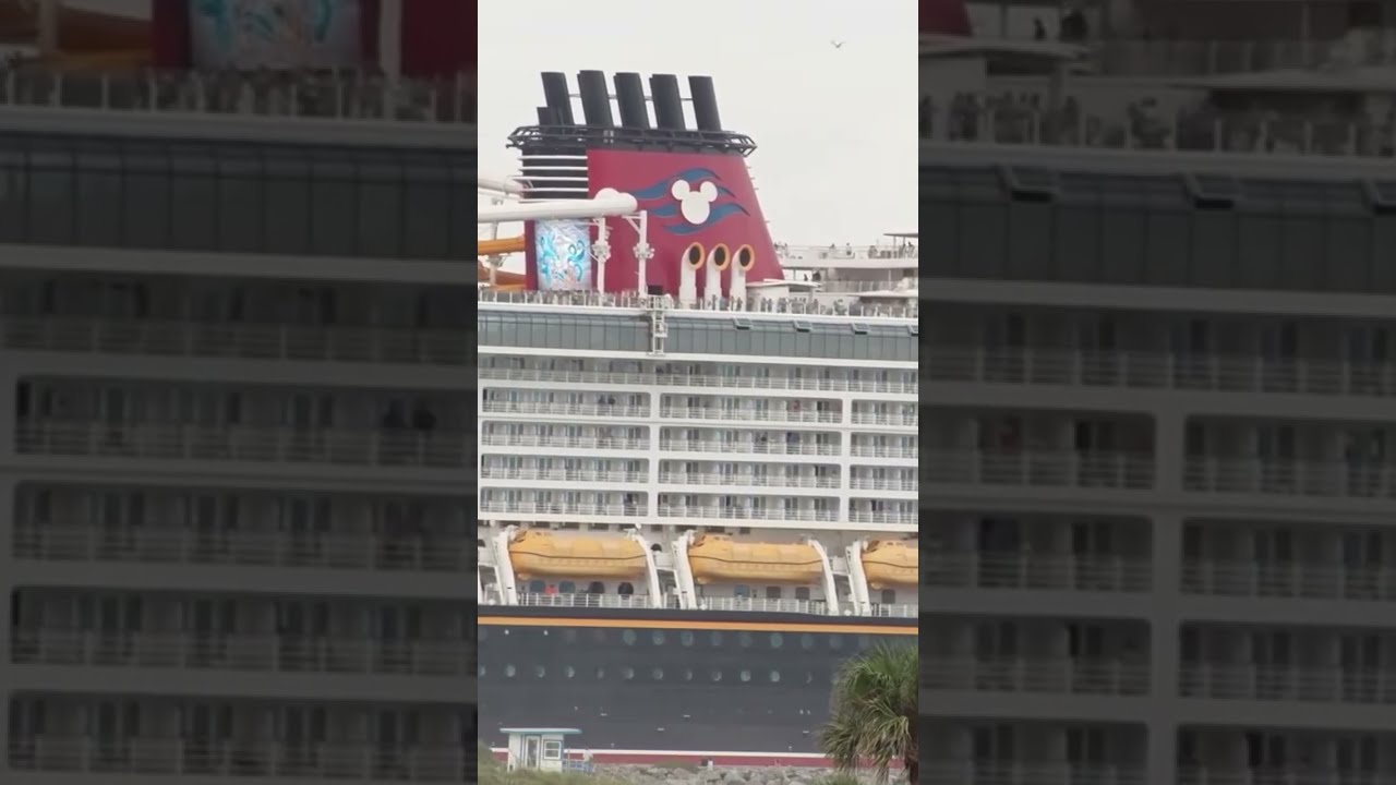 Disney Treasure! 🚢 Passing the Jetty, Port Canaveral 10/03/26 #portcanaveral #disneytreasure
