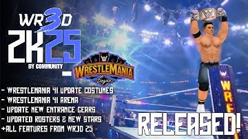 WR3D 2K25 V1 MOD RELEASED II NEW ITEMS,NEW CHAMPIONSHIP & MORE #wr3d #wr3dmods #wr3dnewmods
