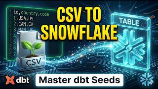 dbt Seeds Tutorial: How to Load CSVs directly into Snowflake | Mastering dbt Seeds for Static Data