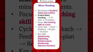 PG TRB New Syllabus | Day 44 | 1 Day; 2 Concepts series | Micro teaching in 60 seconds