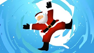 Animated Christmas Card Template - Cartoon Xmas Montage
