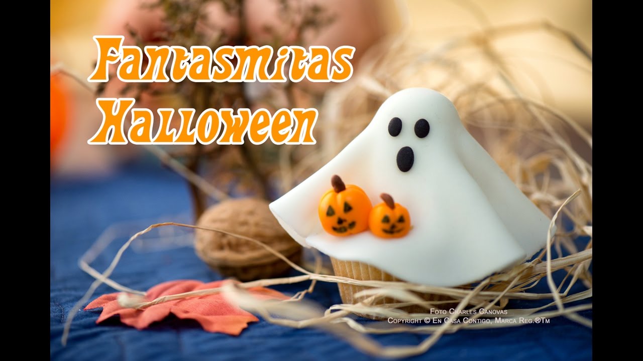 manualidades de animales Especiales Halloween, Fantasmas de Fondant, Uñas Halloween y Cloche Decoracion