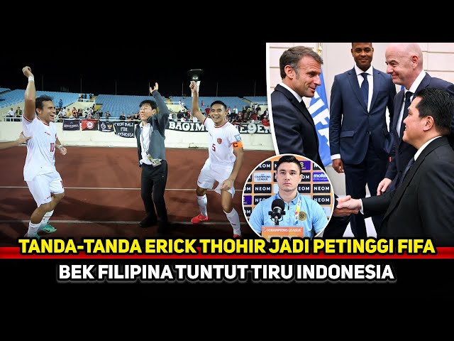 SEMUA BERSORAK BAHAGIA! Erick Thohir jadi petinggi FIFA demi Timnas~Rival Indonesia kepanasan class=