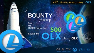 Баунти/Airdrop OLX / OLBITX - Часть 1 (27)