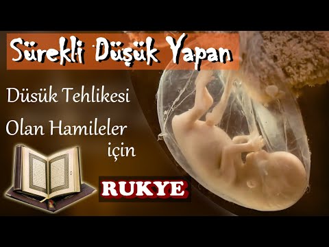 Hamilelikde Bebeğin Düşmemesi ve  Sürekli Düşük Yapanlar için (ÜMMİ SIBYAN) Hergün dinlenecek RUKYE