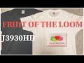 FRUIT OF THE LOOM ベーシックなTシャツ J3930HDのレビュー