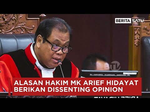 Alasan Hakim Arief Hidayat Beri Dissenting Opinion pada Putusan MK Soal Gugatan Anies-Muhaimin
