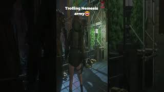 Jill trolling Nemesis Army 😂 - Resident Evil 3 Remake #shorts #re3remake